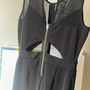 Black lace jumpsuit by material girl